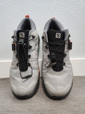 Salomon X Ultra 04W Grey with Black and Orange Accent Trail Shoes